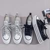 Модные женские блестящие парусиновые туфли, женские кроссовки на платформе, женские кружевные толстые повседневные кроссовки, корейский дизайн, уличная обувь для скейтбординга
