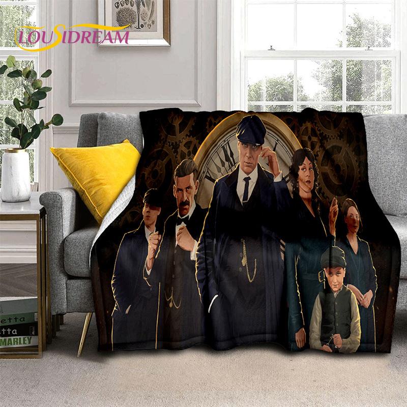 2025 Новый мягкий плед Томми Шелби P-Peaky B-Blinders, Мягкий плед для дома, спальни, кровати, дивана, пикника, дорожный чехол, Подарок
