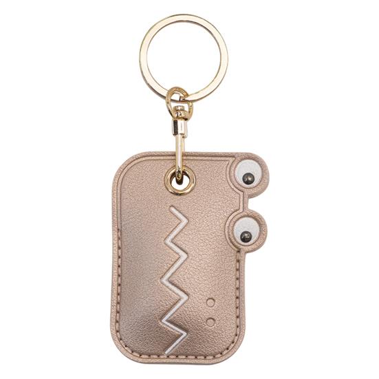 Cat Paw Shaped Pet Hair Keychain Faux Leather Pet Fur Souvenir Handmade Key Holder Pet Memorial Gift