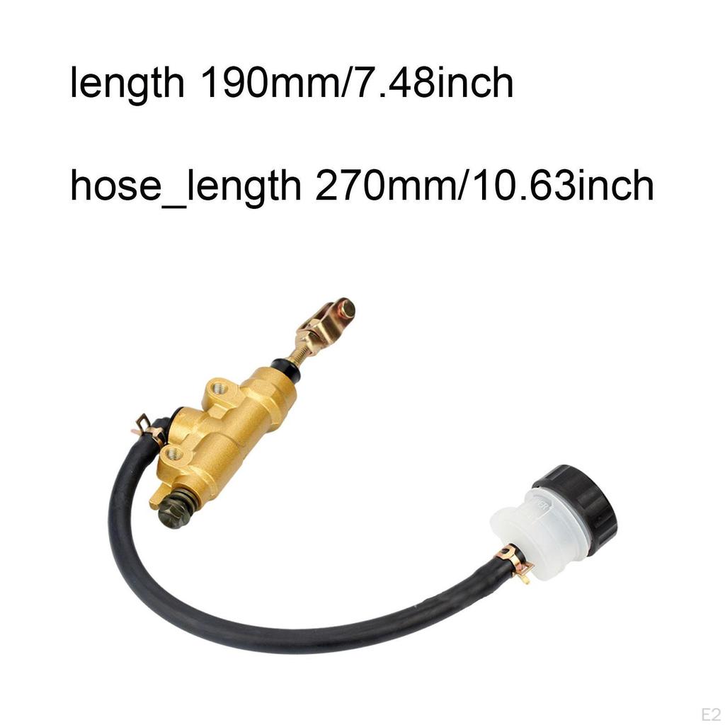 Rear Back Motorcycle Master Cylinder Brake Pump Stable Wear Resistant Sturdy Aluminum Lightweight