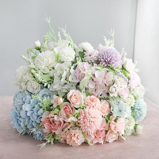 Искусственный цветок ручной работы, декоративный цветок из искусственного шелка, не выцветающий, 7 головок, искусственный цветок розы для гостиной