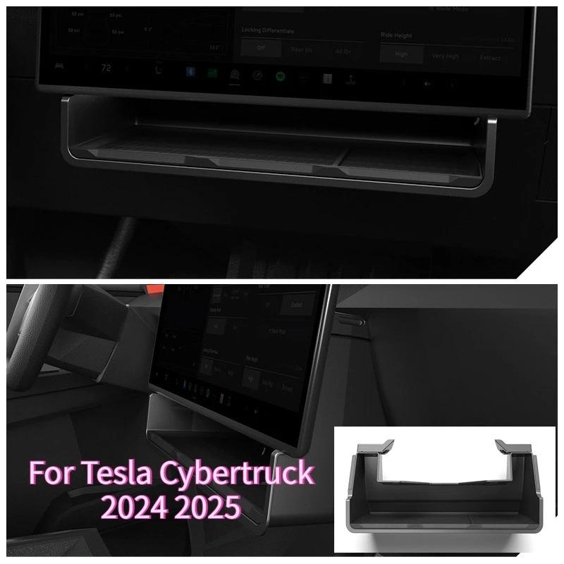 For Tesla Cybertruck 2025 2026 Car Storage Box Hidden Storage Organizer Case Tray Under The Central Control Screen Accessories