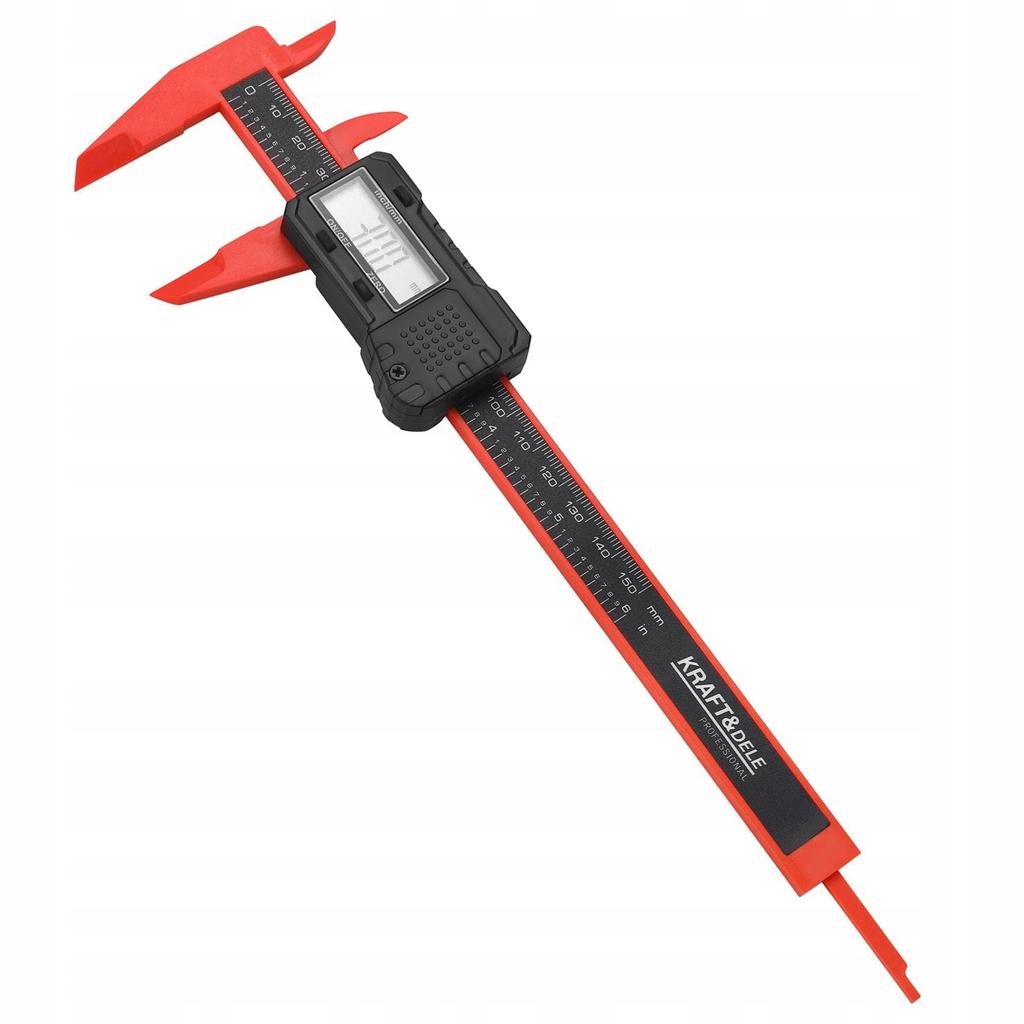 Electronic Digital Caliper LCD 0-150 Plastic Kraft&Dele