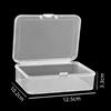 Pp Transparent Box Rectangular Flip Storage Box Square Packaging Case Round Blister Box Accessories Organizing Product Packag