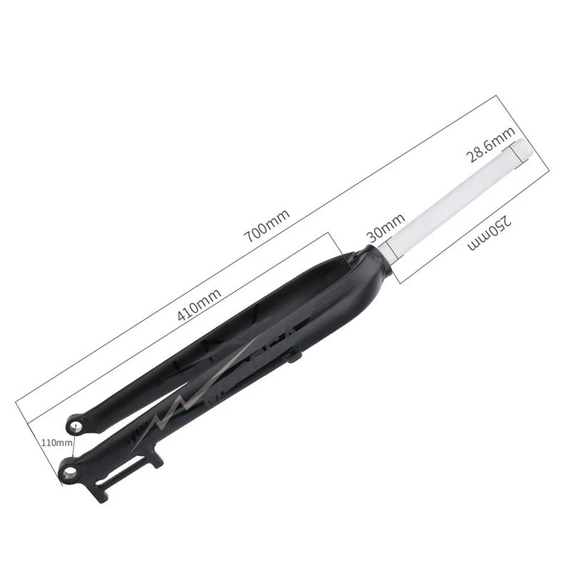 MEROCA Mountain Bike Barrel Shaft Hard Fork For Disc Brake 26/27.5/29 Inch Boost 15x100/110mm Forks EIEIO Bicycle Parts