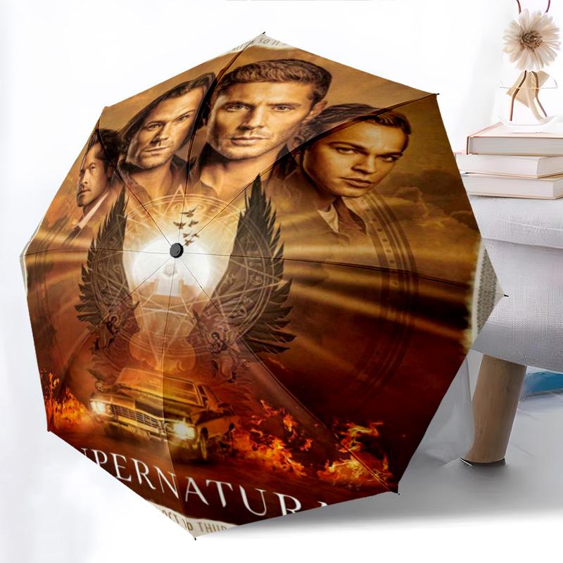Supernatural Forces Unleashed Folding umbrella Suitable for all seasons travel Sun umbrella travel Umbrella