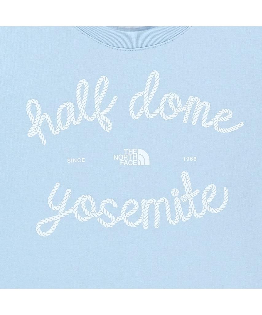 Noseupeiseu Nt7Us31L White Label Женская футболка с коротким рукавом Half Dome Светло-голубой
