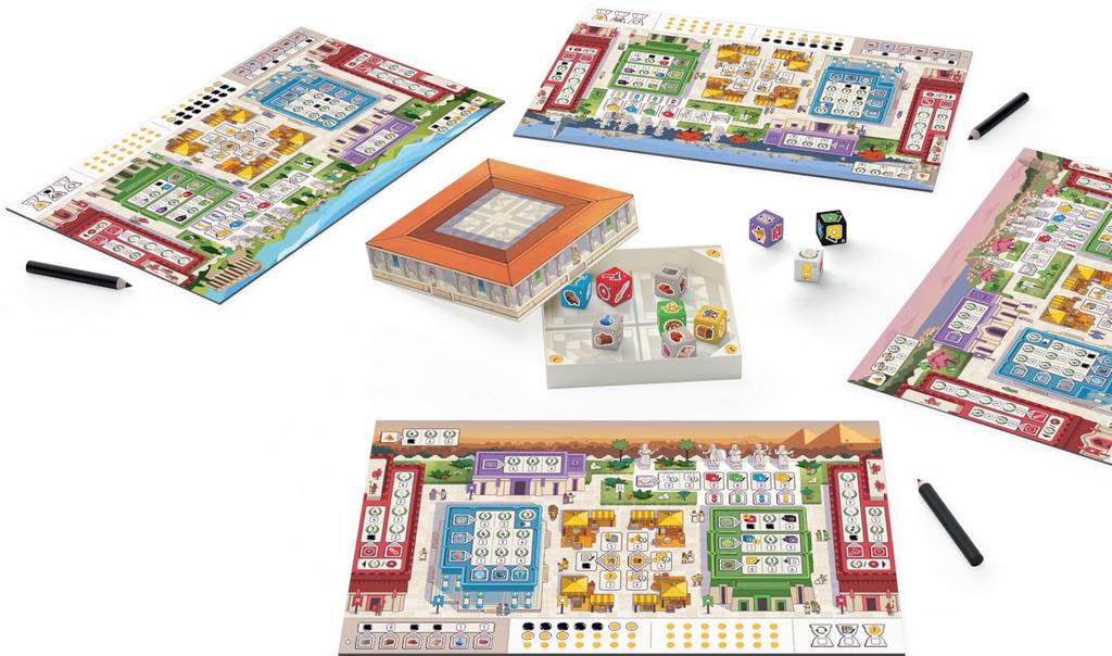 HobbyJAPAN Семь чудес света Кости Японское издание 25 Эпох Настольная игра (2-7 игроков, Минуты, 10+)