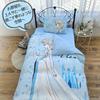 Disney Frozen Elsa Duvet Cover Set Frozen Princess Character Duvet Fitted Sheet Machine Washable Stylish Bed Cover 3-Piece (Single) - Cover,