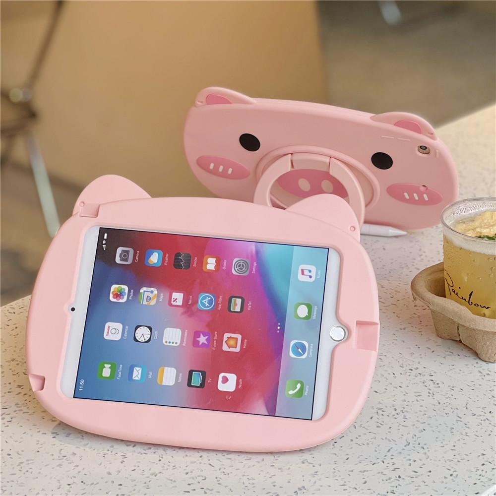 Для iPad 7, 8, 9, 10,2, 10, 10-го поколения, чехол с поворотной подставкой на 360 градусов для iPad Air 2, 3, 4, 5, 10,9, 2022, Mini 6 Pro, 9,7, 11, милые детские чехлы с героями мультфильмов