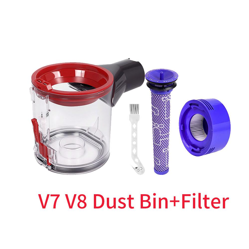 Запасные аксессуары для пылесоса Dyson V6 V7 V8 V11 V11 V11 V11Slim Контейнер для пыли и Фильтр-канистра HEPA-фильтр