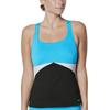 Nike SWIM Женский рашгард Color Surge Prism Crossbody Танкини Ness8271-430
