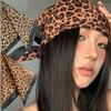Hip-hop Leopard Print Scarf Girls Show Individuality Neckerchief Breathable Square Silk Scarves Woman Spring Summer Thin Hijab