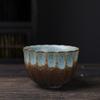 Ceramic cup single cup Kung Fu tea set accessories teacup Japanese tea bowl household simple retro coarse pottery tea cup
