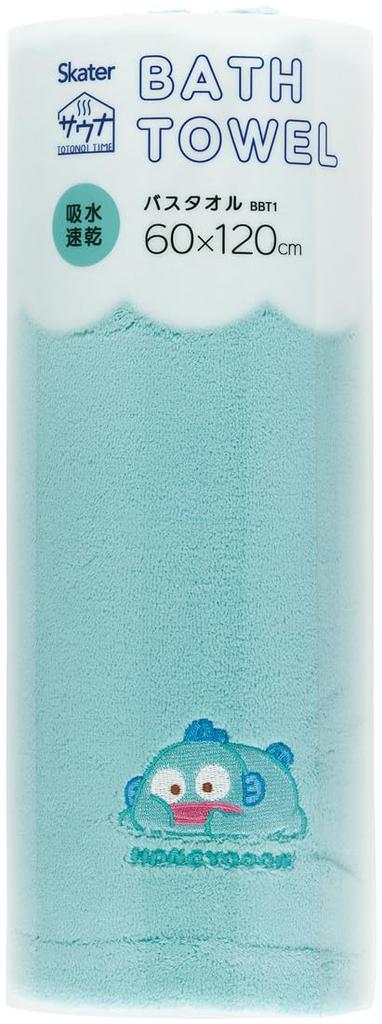 Skater Абсорбирующее и банное полотенце 120 x 60 см Hangyodon Funyumaru Sanrio Быстросохнущее BBT1-A