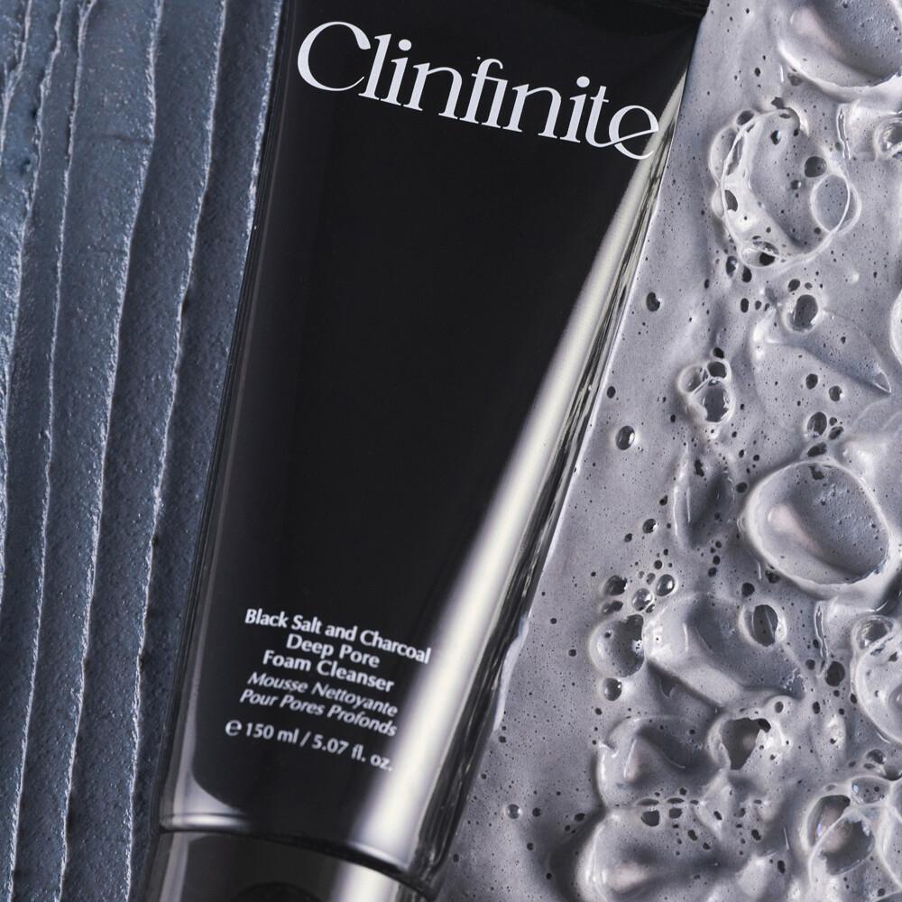 Clinfinite Пенка для глубокого очищения пор с черной солью и углем 150 мл