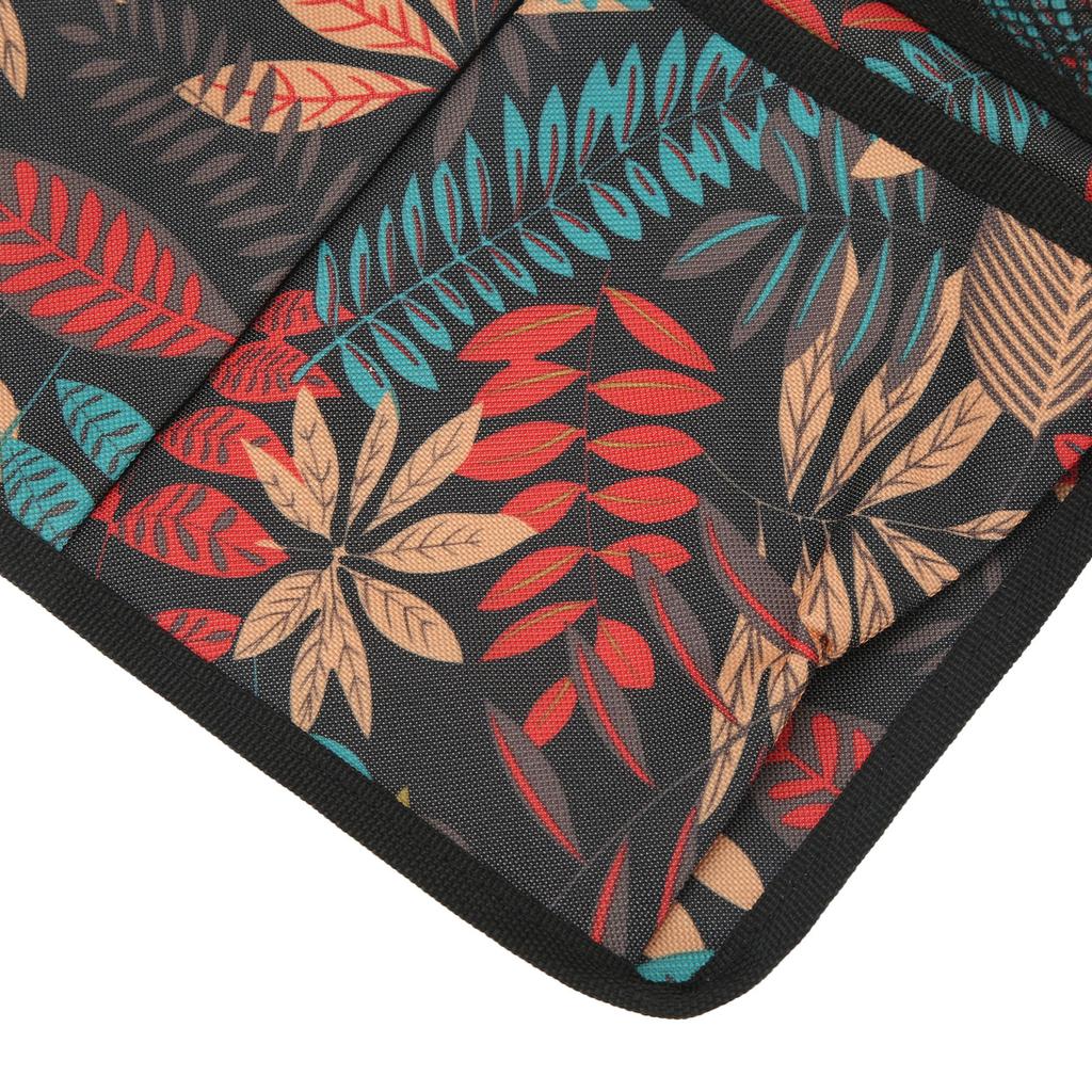 Садовый наколенник Сумка для инструментов Садовая скамейка Табуретки Боковая сумка для хранения Подвесной чехол с ручкой Карманы Красные листья