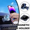 Magnetic Car Phone Holder Multi-Angle Adjustment Car Bracket Dashboard Mobile Smartphone Cell In Stand Car GPS Support C7J3