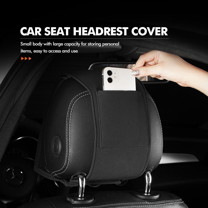 Car Seat Headrest Cover Auto Seatrest Protection Pillowcase For KIA Ceed ED 2006 2007 2008 2009 2010 2011 2012