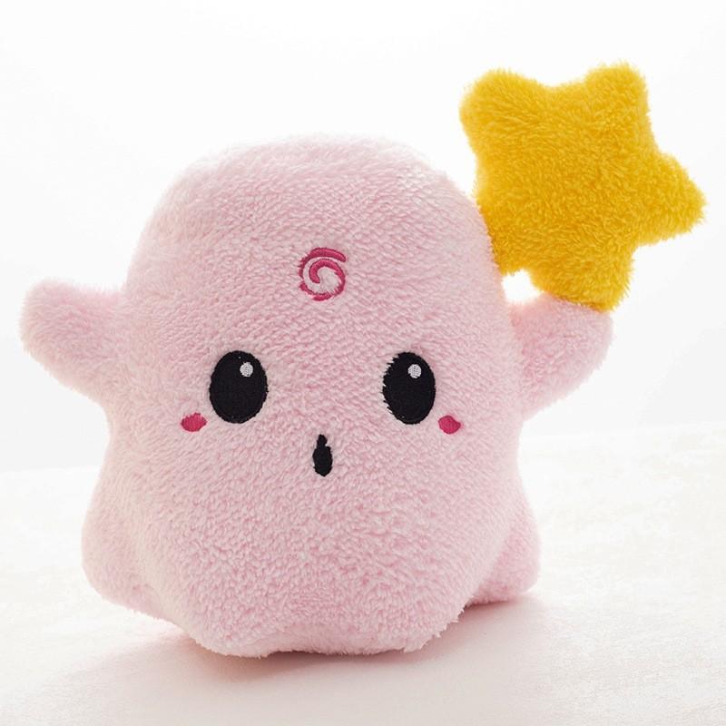 Плюшевая красочная игрушка-привидение, мультяшная мягкая кукла, украшение для спальни, детский подарок 20 см