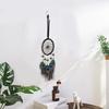 Ловец Снов с Пером Павлина Подвеска Ручной Работы Декор для Автомобиля Художественные Поделки Романтичная Креативная Ручная Работа в Подарок Девушке