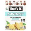 Energy, Organic Mini Bar, Pina Colada Mix, 6 Mini Bars, 0.7 Oz (20 G) Each