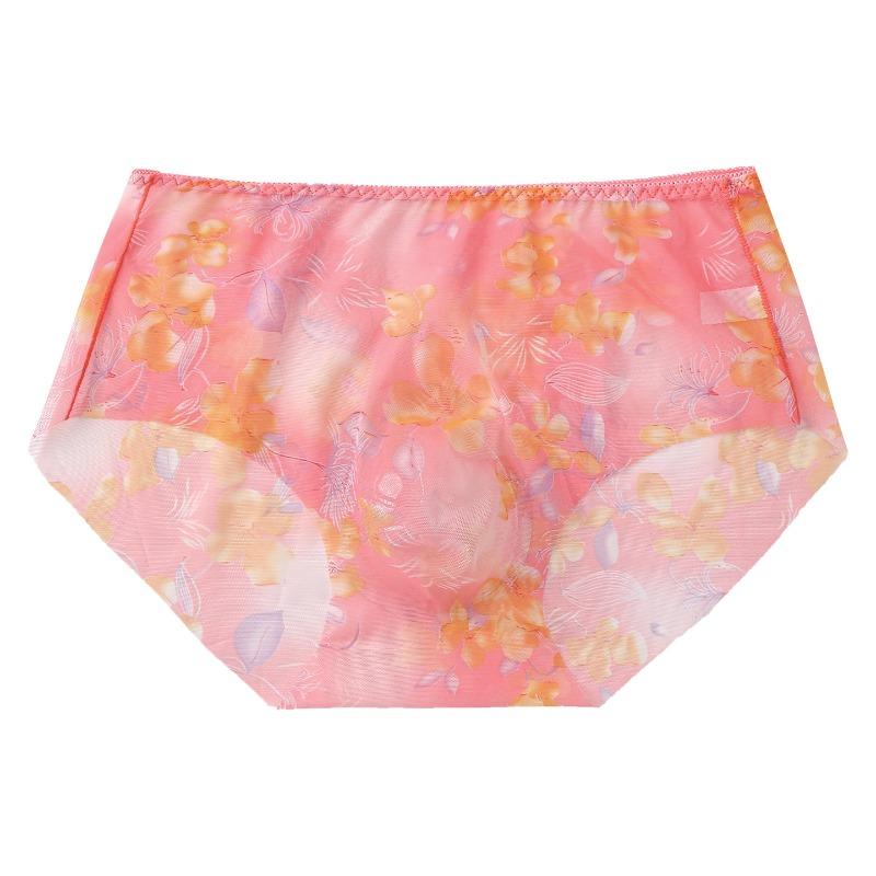 Мужские Ультратонкие Цветочные Сетчатые Трусы Прозрачные Sissy Pouch Трусы Мужские Мягкое Дышащее Нижнее Белье Cuecas Женские Трусы Для Мужчин