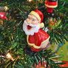Santa Butt Ornament Funny Resin Santa Claus Christmas Ornament Naughty Christmas Tree Hanging Decoration for Holiday Tree Home Decor