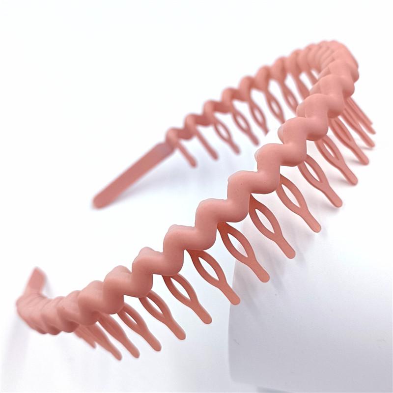 Корейские аксессуары для волос, повязки на голову, обручи для волос, очаровательные, высокого качества для женщин с волнистыми зубами, противоскользящие, для девочек, новые матовые аксессуары для волос