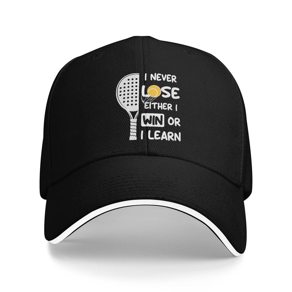 Custom Punk Padel Why I Lose At Padel Tennis Baseball Cap for Unisex WoUnisex Breathable Dad Hat PerforUnisexce Snapback Hats
