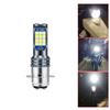 1 шт. H4 BA20D P15D светодиодные лампы для фар мотоцикла 6000k Hi/lo Beam 3030 12SMD Moto LED аксессуары для скутера ATV противотуманные фары желтые