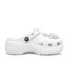Crocs Классические сабо на платформе Aoyama Camellia Простой и универсальный модный тренд Повседневные перфорированные туфли Женские Белые