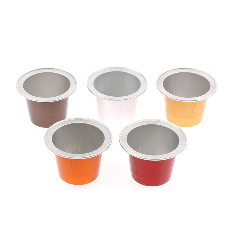 10 шт. Капсулы для кофе Nespresso Чашка с резиновым кольцом и запечатывающей наклейкой 37 мм