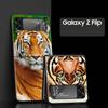 Чехол для телефона Z Flip 4 для Samsung Galaxy Z Flip 3 5G ZFlip3 Flip3 zflip Flip4 черный жесткий чехол для ПК тигр лев леопардовый чехол