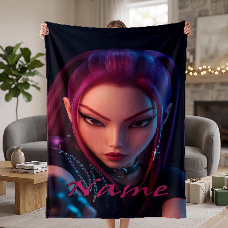 mira Custom Flannel Blankets Soft Warm Cozy Throws for Home Decor Holiday Gifts