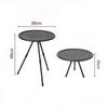 New 1 Pcs Portable Picnic Camping Adjustable Small Round Table Outdoor Aluminum Alloy Folding Table Suitable Outdoor Camp Tools