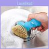 Handle Abs Pot Scrubber With Nylon Bristles For Easy Dishwashing And Cleaning