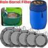 Mesh Cover Netting for Rain Barrel Water Collection Bucket Tank Protector Netting Outdoor Harvesting Tool Protector Garden Acces