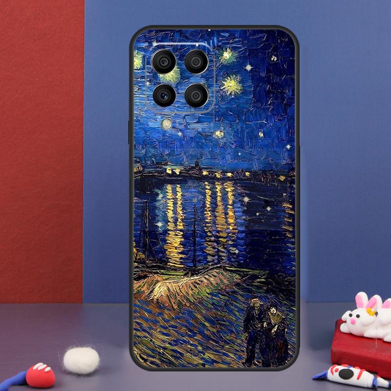 Картины Звездная ночь Ван Гог Чехол Для Samsung Galaxy M32 M52 M12 M16 M14 M54 M13 M33 M53 M56 M36 M31 M11 M35 M55 M15 M06