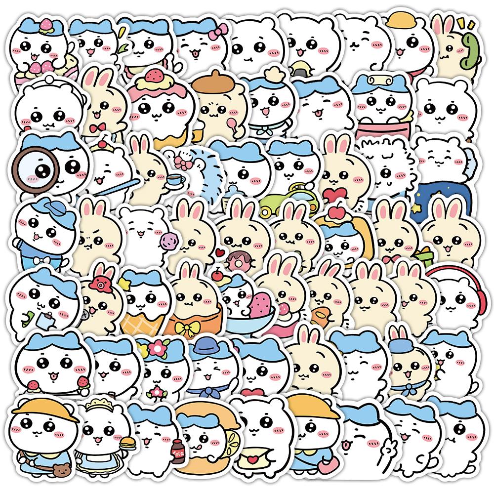10100 шт. Мультяшные Jiikawa Kawaii Наклейки Декоративные для Стола Ноутбука Скрапбукинга Канцелярские Принадлежности Милые Chiikawa Граффити Наклейка Подарок для Детей