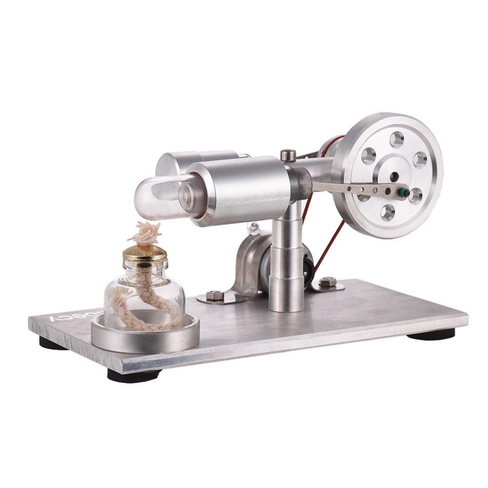 Aibecy Hot Air Stirling Engine Motor Model Electricity Power Generator with LED Physics Educational
