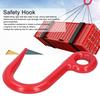 Durable Alloy Steel Safety Hook Red Eye Hook Crane Hook 1T Capacity Alloy Steel Hook Industrial Use