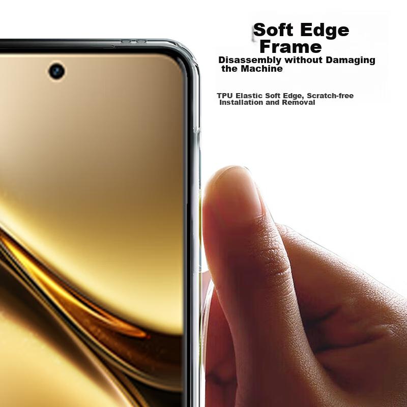 Phone Case for Vivo X200Pro, for Vivo X200Pro, Full Lens Protection, Simple Skin-Friendly Transparent Soft, Fingerprint-Resistant Back Cover