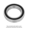 Steel High Speed Double sided Rubber Sealed Deep groove Ball Bearings (6906 2RS 30*47*9mm)