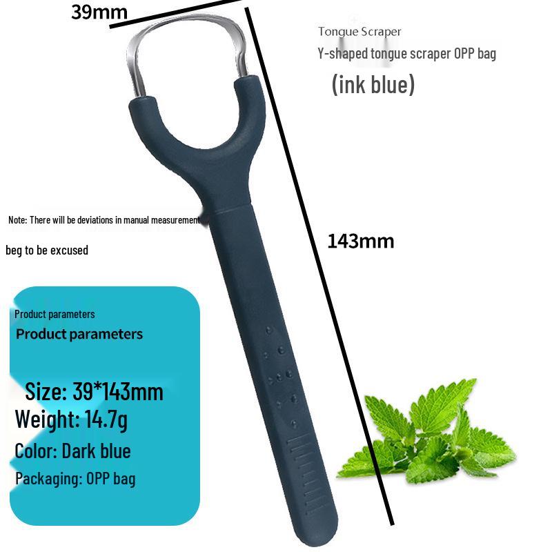 Stainless Steel Tongue Scraper Set - Personal Care Oral Cleaning Tool
