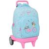 Safta Large Wheeled Backpack, Compact Evolution, Removable, Ideal for Children of Different Ages, Comfortable and