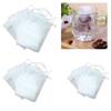 Pack of 100 Empty Drawstring Tea Bags Convenient and Clean Brewing Solution Reusable Tea Filters Easy To Use