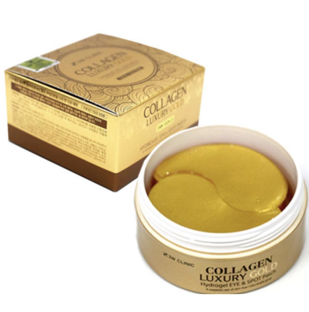 3w Clinic Коллагеновые гидрогелевые патчи для глаз и пятен Luxury Gold 90г (60 листов) - 3Тип