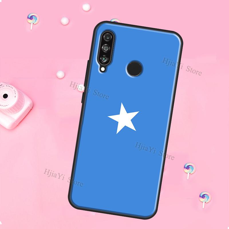 Флаг Сомали для Huawei Honor Magic 5 Lite X8 X9 X8a X9a 50 70 P20 P30 P40 P50 P60 Pro P Smart 2019 Чехол