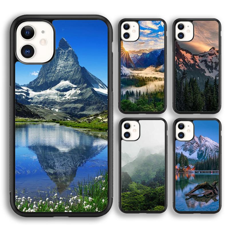 Аниме Природный Пейзаж Мягкий Чехол Для Телефона Для iPhone 17 Air 16 15 14 Max Plus 11 12 13 Pro Max Чехол Для Телефона Fundas
